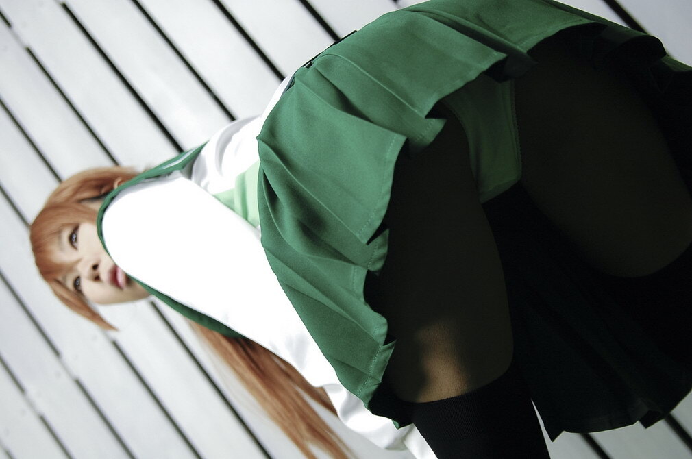 [Cosplay] 2013.04.09  Big boobs Saya Takagi 性感制服诱惑